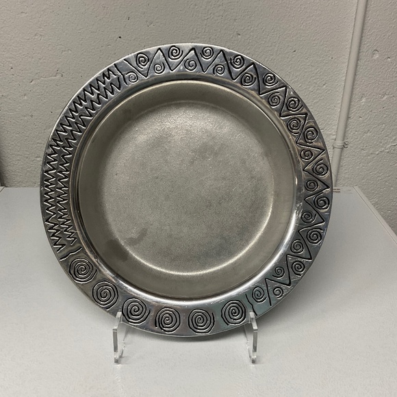 Wilton Armetale Reggae Serving Bowl Medium Pewter Vtg - Picture 6 of 7